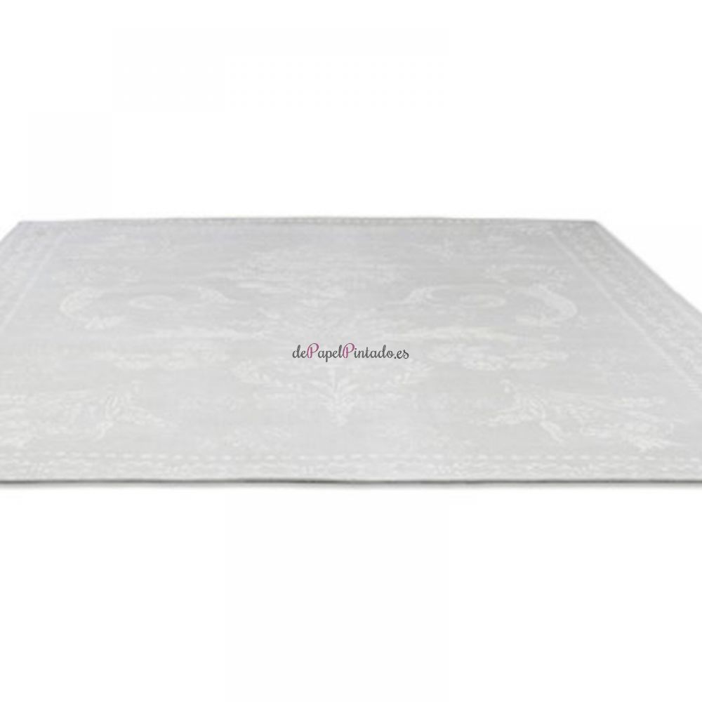 Alfombra LAURA ASHLEY ALGODON, LANA Y VISCOSA JOSETTE DOVE GREY 140X200-2